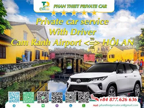 Private Car From Cam Ranh <=> Hoi An (private car with driver)